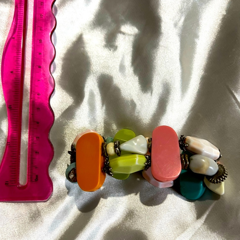 Chunky Colourful Bracelet - Picture 4 of 4